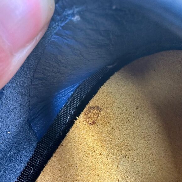 Softstar Ballerine Navy Leather Women’s Ballerina Flat Hand Made Shoe 7 Wide - Picture 4 of 4